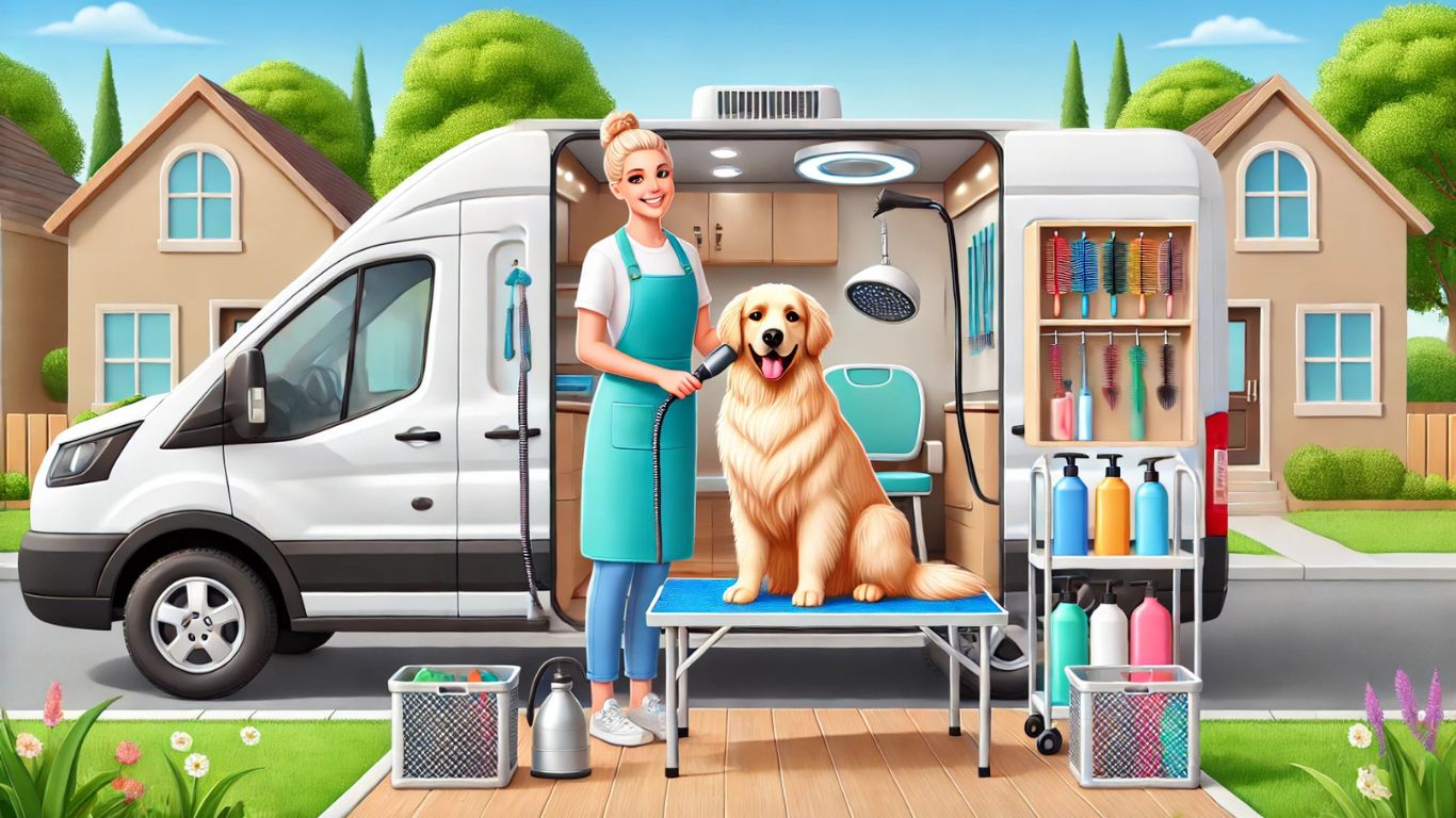 mobile dog grooming near me